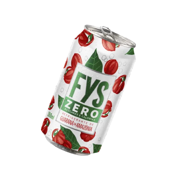 Lata refrigerante guaraná da Amazônia Zero FYS